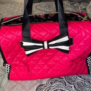 Betsey Johnson duffle bag